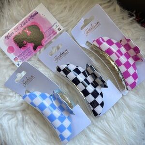 🏷️ (PINK ONLY) Boutique Fashion Hair Clips Hair Accessories